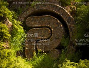 春天场景C4D工程源文件