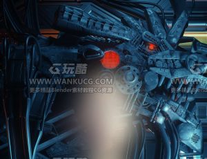 机械龙场景C4D工程源文件