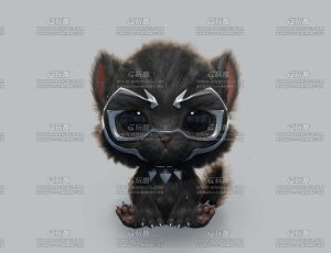 Blender全流程制作可爱卡通黑豹