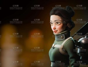掌握Blender中的3D角色雕刻建模大师课程