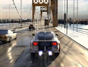 使用Blender制作电影汽车追逐短片动画