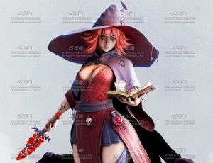 Blender全流程制作女巫法师角色