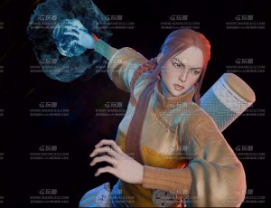 Blender全流程制作风格化游戏角色模型动画大师课