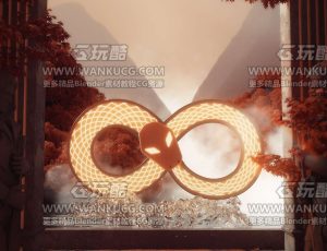 奇幻仪式祭祀小场景C4D工程源文件