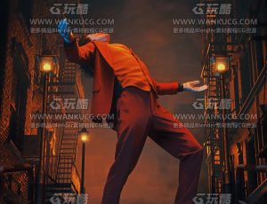 小丑阶梯场景C4D工程源文件