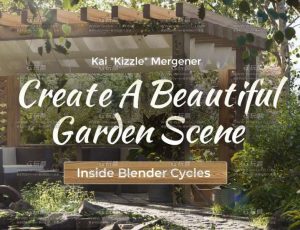 Blender结合SpeedTree制作植物后花园场景