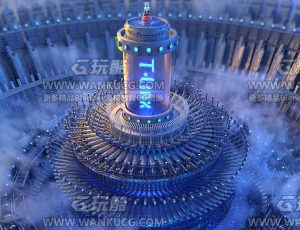 科技能源城场景C4D工程源文件