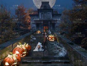 万圣节巫师魔幻场景Blend工程源文件