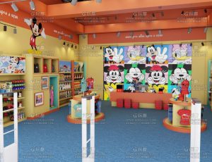 迪士尼周边物品售卖商店Blend工程源文件