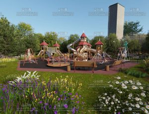 儿童公园场景Blend工程源文件