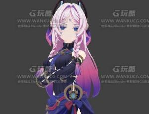 三渲二古代角色Blend模型