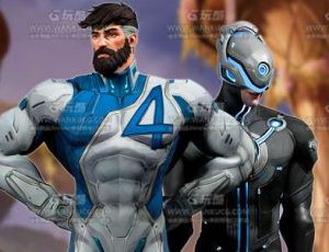 时空战士Blend模型