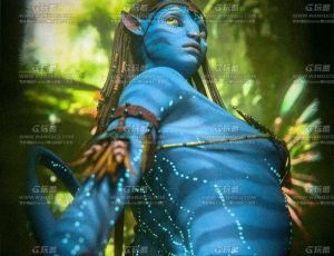 高精度女阿凡达Blend模型