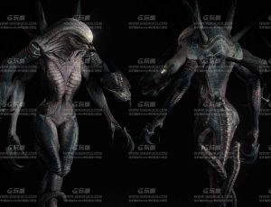 怪物异形Blend模型