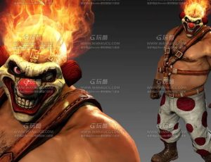 火焰小丑Blend模型