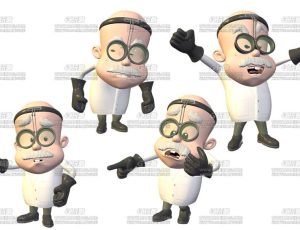 卡通博士Blend模型