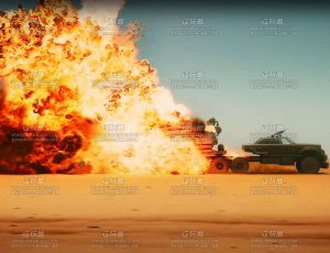 DoubleJump Houdini制作疯狂麦克斯油罐车爆炸特效VFX大师课程