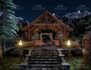 部落仪式举办地Blend工程源文件