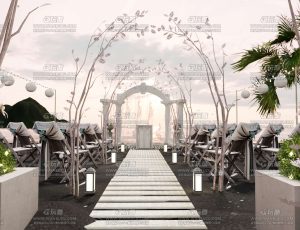 海边婚礼场景Blend工程源文件