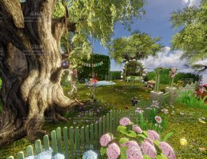 美丽的复活节场景Blend工程源文件