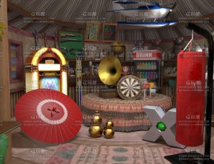 小型小卖部场景Blend工程源文件