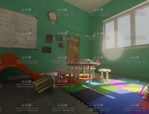 幼儿园教室Blend工程源文件