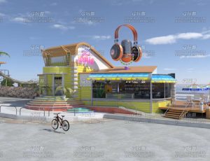 海边音乐餐厅Blend工程源文件