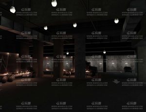 空旷地下停车场Blend工程源文件