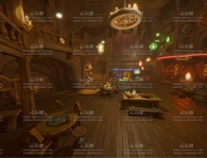 奇幻幻想酒屋场景Blend工程源文件