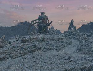 神罗公司荒废核中心Blend工程源文件