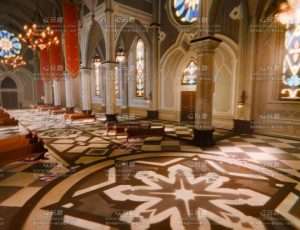 教堂大厅场景Blend工程源文件