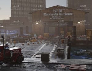 码头工业区场景Blend工程源文件