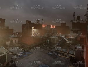 破旧楼顶场景Blend工程源文件