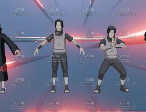 三渲二宇智波鼬Blend模型