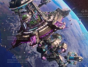 贝佐斯宇宙飞船餐厅场景Blend工程源文件