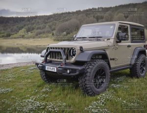 越野吉普车户外自然场景Blend工程源文件