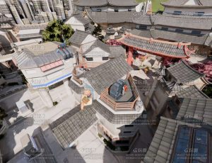 日本小镇城市场景Blend工程源文件