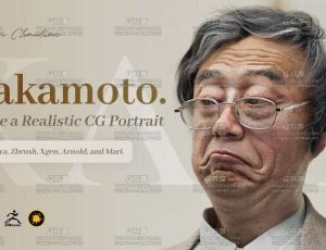 使用 Maya、Zbrush、Xgen、Arnold 和 Mari 创建逼真的CG肖像大师班