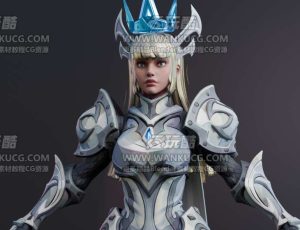 冰封女剑士Blend模型