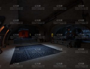 地下科技密室场景Blend工程源文件