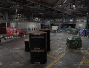 工业工厂仓库场景Blend工程源文件