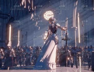 鬼刀铁骑士殿堂场景Blend工程源文件