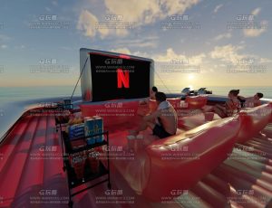 海上船艇电影院Blend工程源文件