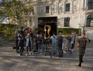 明星拍照场景Blend工程源文件