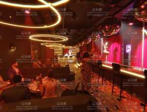 脱衣舞酒吧俱乐部场景Blend工程源文件