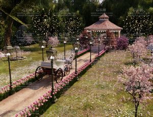 约会花园场景Blend工程源文件