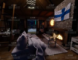 北极小屋场景Blend工程源文件