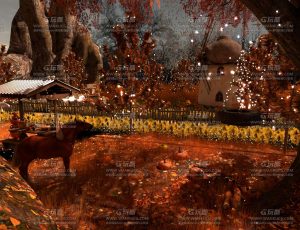 秋季马场Blend工程源文件