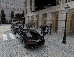 巴黎时装周街景Blend工程源文件