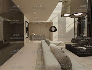 巴黎现代美学公寓Blend工程源文件